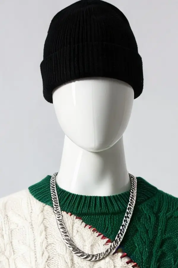 Top Level cuffed plain beanie