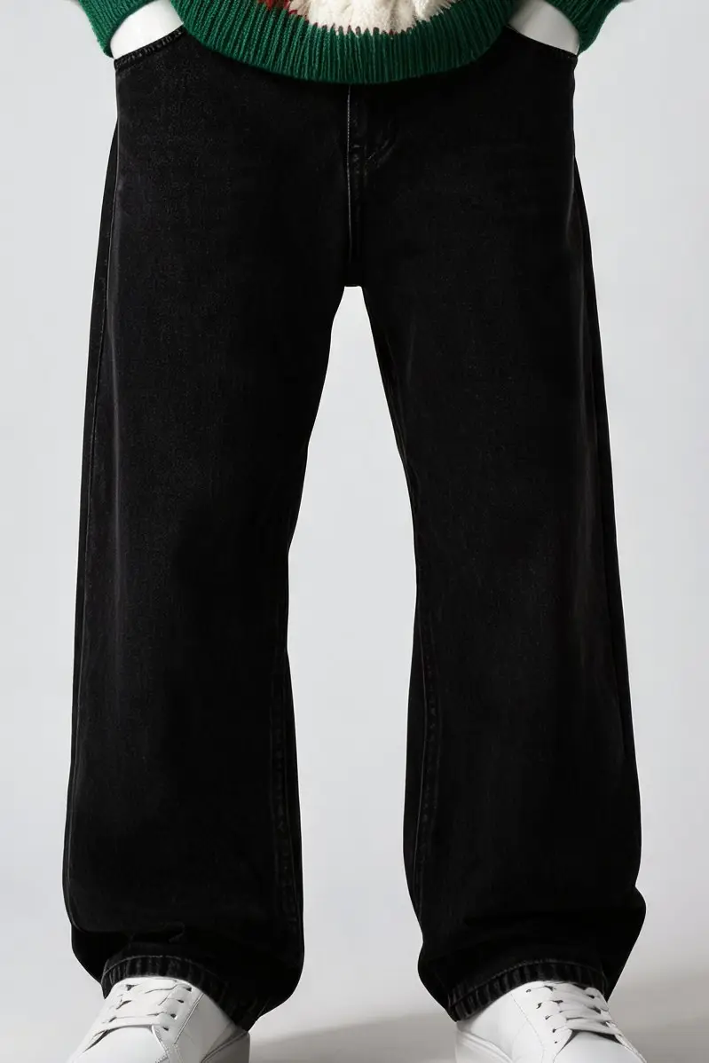 LuminBlaze baggy wide-leg carpenter jeans