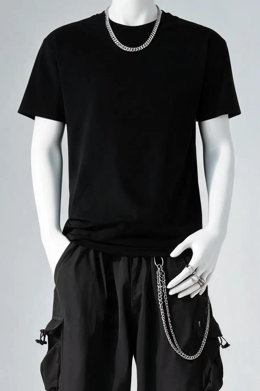 American Apparel heavyweight cotton tee, 2-pack